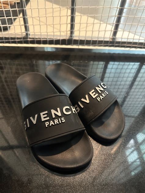 givenchy slides on feet|givenchy slides size 35.